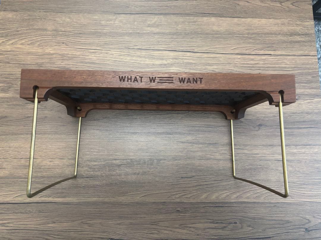 WHAT WE WANT 六角形メッシュアウトドアテーブル