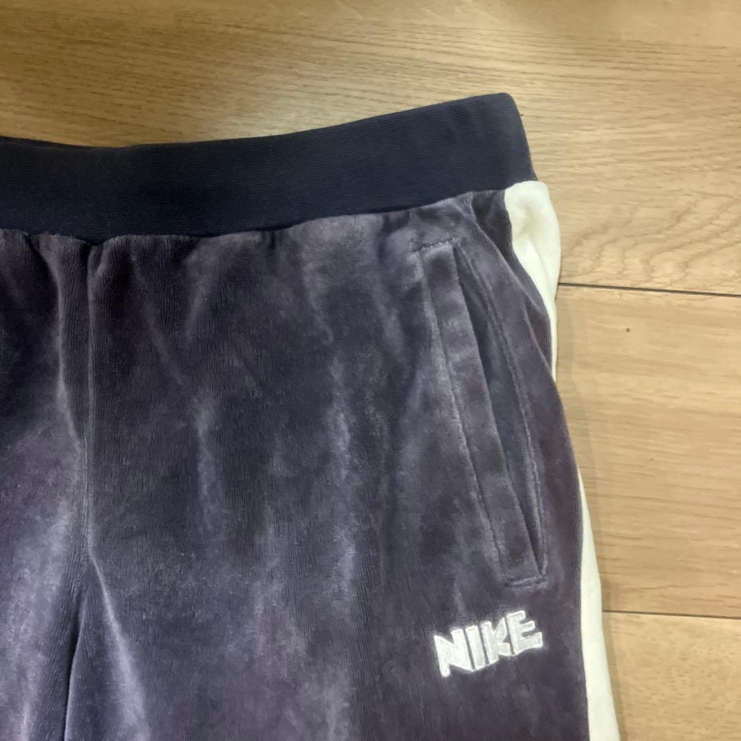 NIKE ネイビー ジャージ ベロアセットパンツ　Lサイズ　カマボコロゴ
