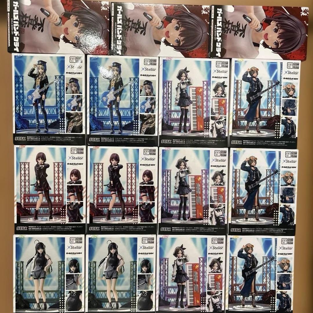ガールズバンドクライ　フィギュアまとめ売り15個セット