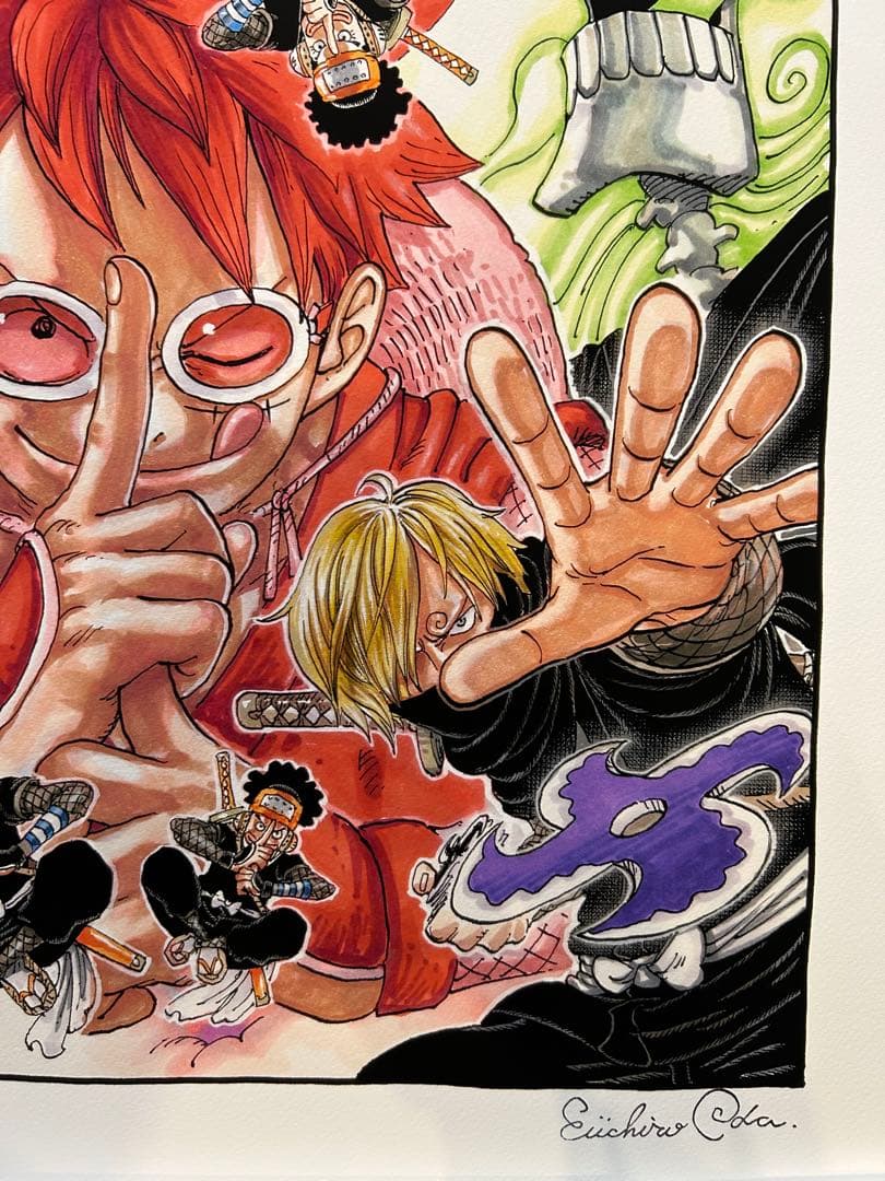 ONE PIECE アート作品　NFT 尾田栄一郎先生サイン入り