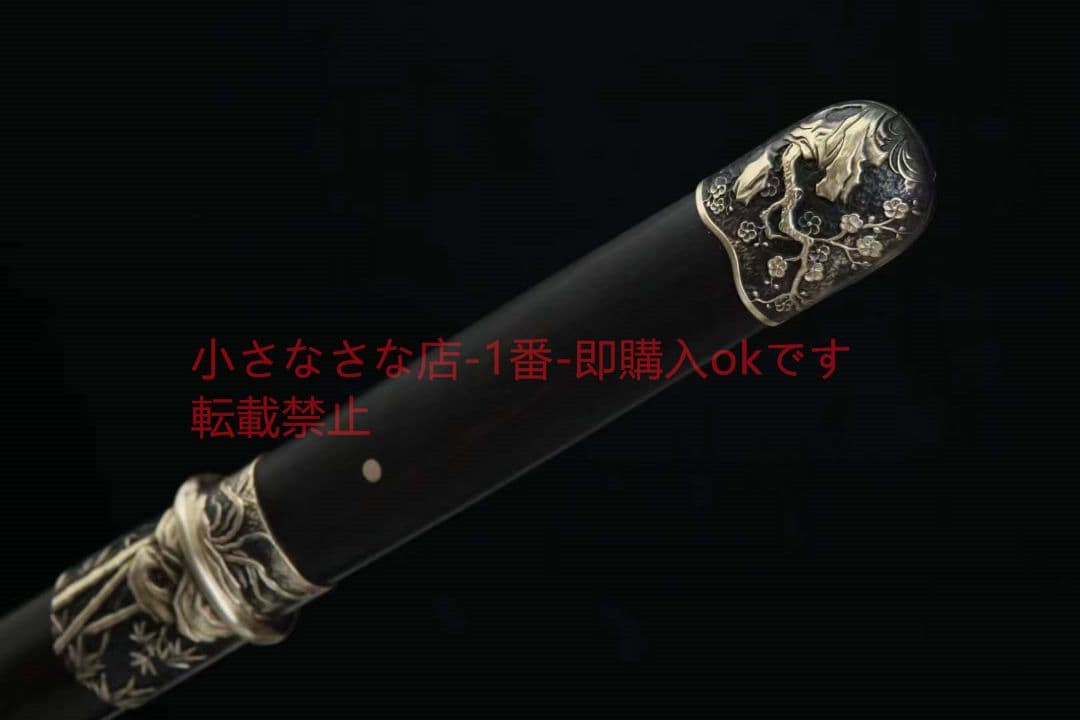 20寸---君子刀（黒檀金）古兵器 武具　刀装具　日本刀　模造刀 居合刀