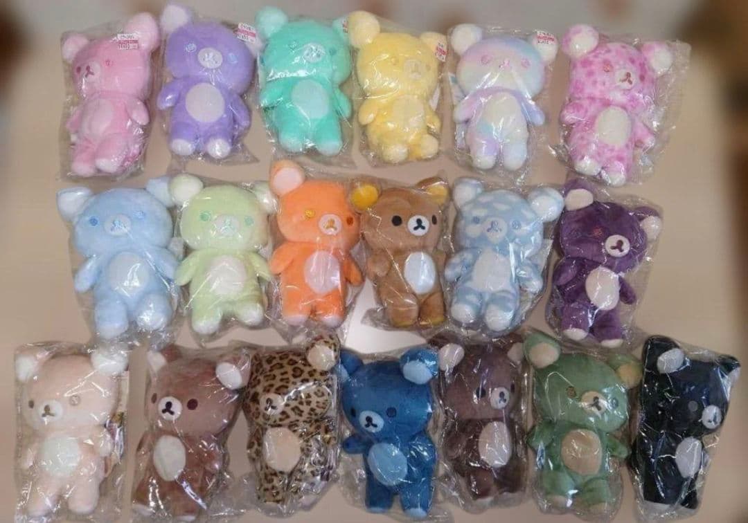 リラックマ　20colors　19体　ぬいぐるみ　マスコット