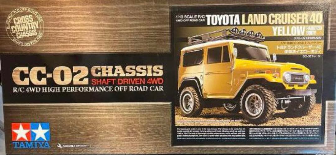 タミヤ 1/10RC トヨタ ランドクルーザー 40 塗装済 CC-02シャーシ