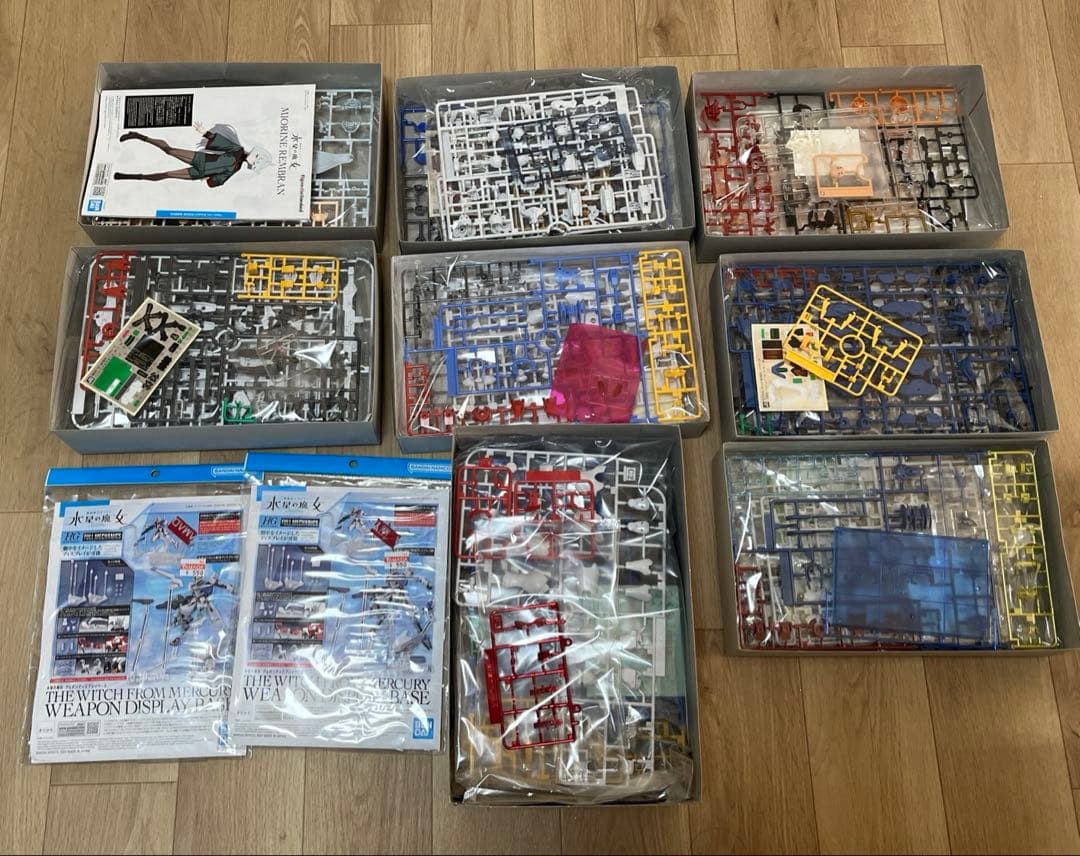 【未組立】水星の魔女 ガンプラ HG まとめ売り エアリアル キャリバーン 他