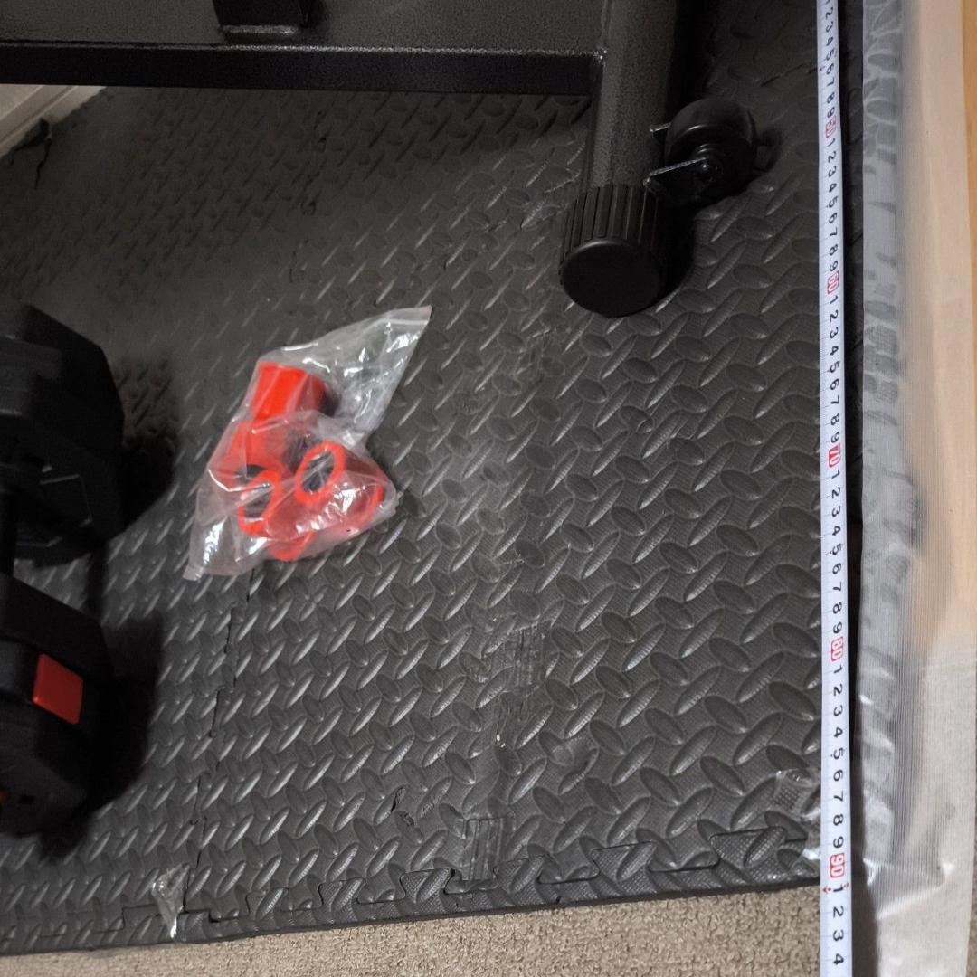 ☆おうちジム フルセット①ベンチ、マット、ダンベル 2個づつ+ダンベルラック ☆