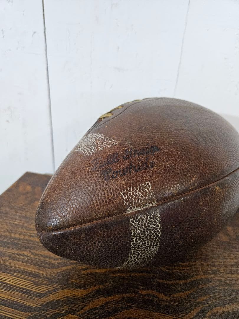 USA Vintage Wilson レザー 本革製 フットボール ウィルソン