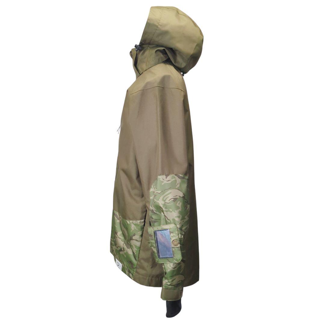 ✨️43d 43DEGREES スノーボードウェア ジャケット カモフラ L