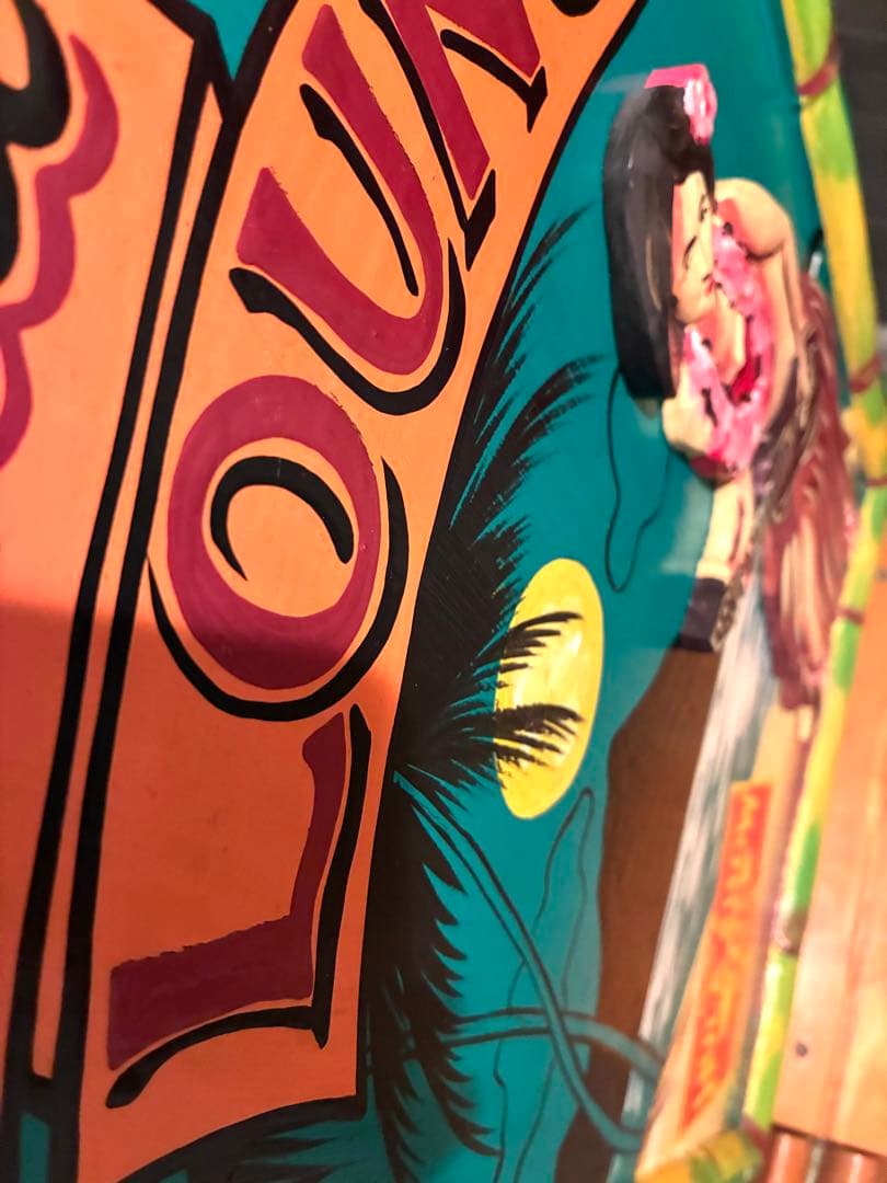 ハワイ　フラガール　サインボード　立体看板　ハワイアン雑貨