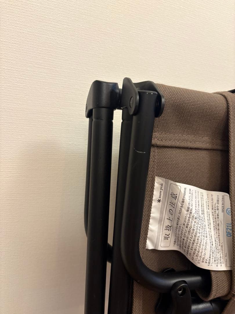  PEAK スノーピーク　FDチェアワイド グレー　2個セット