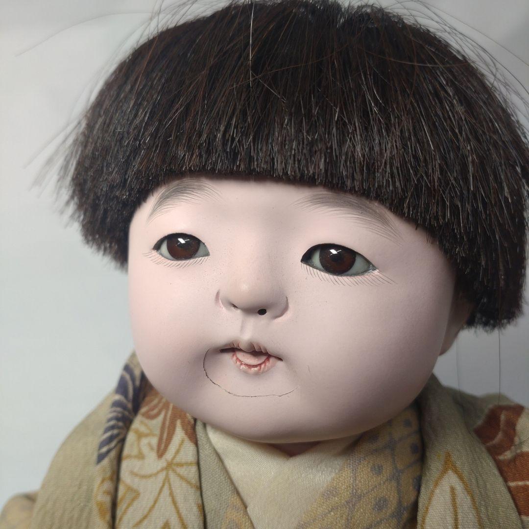 幼人形古布一対・松乾斎東光作