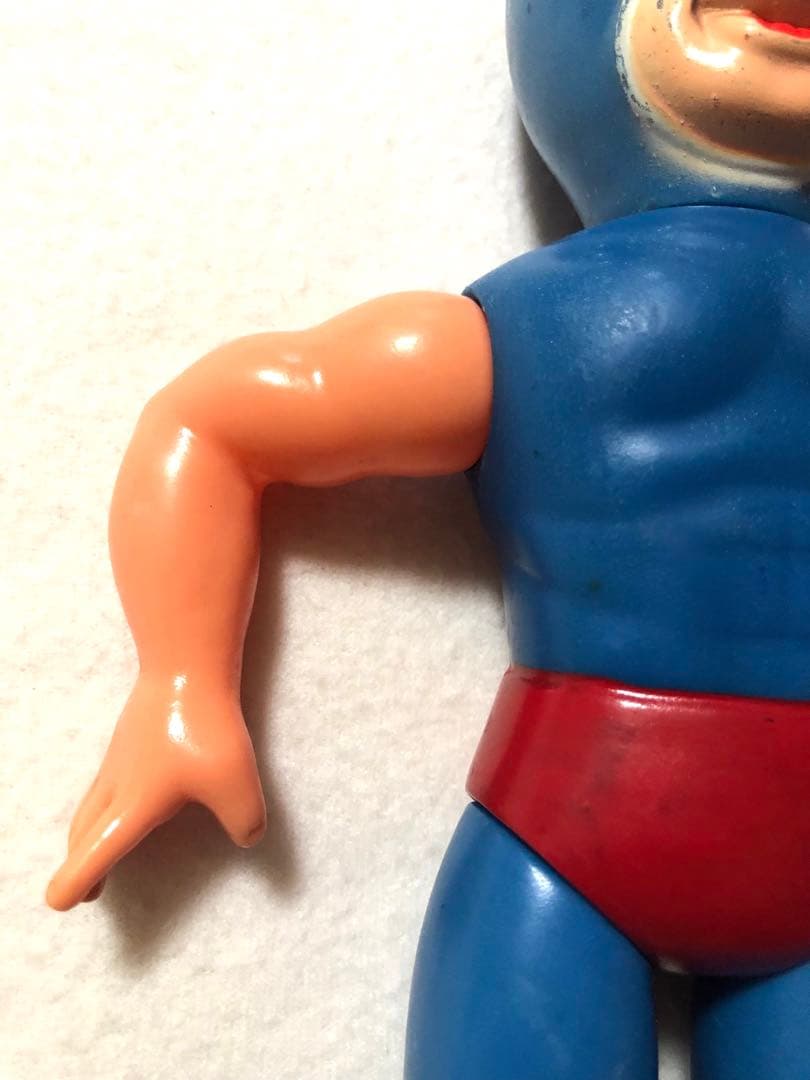 当時物 ソフビ 中嶋製作所 タイガーマスク ブラックバイソン 昭和 レトロ