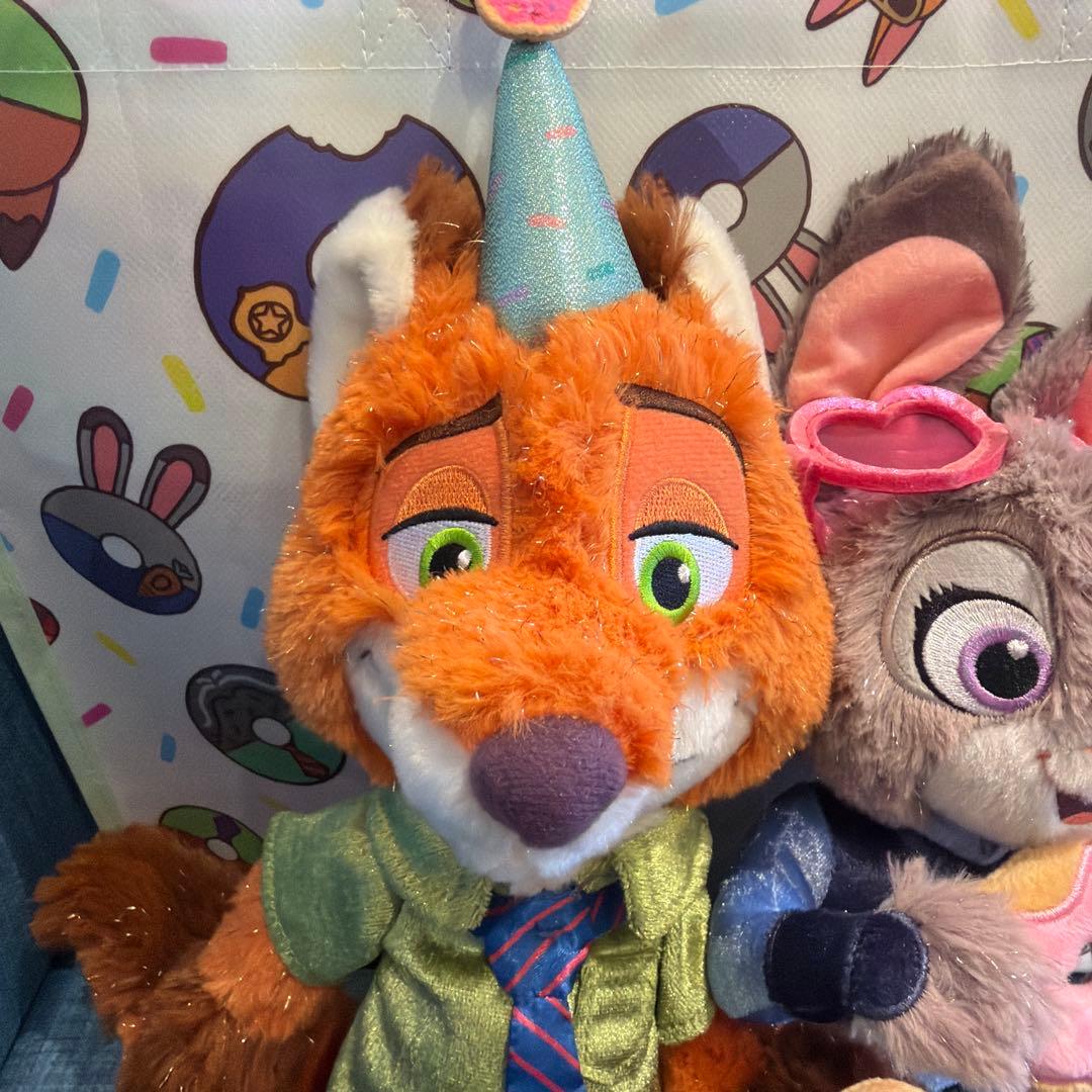 ディズニーストア　ズートピア　ぬいぐるみセット