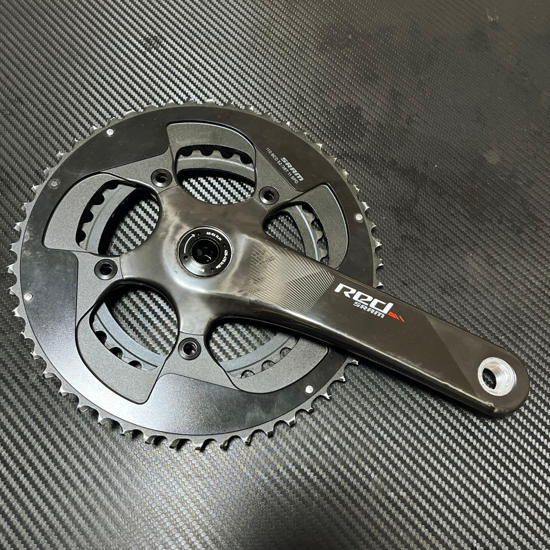SRAM RED22 カーボンクランクセット 52-36 170mm PF30