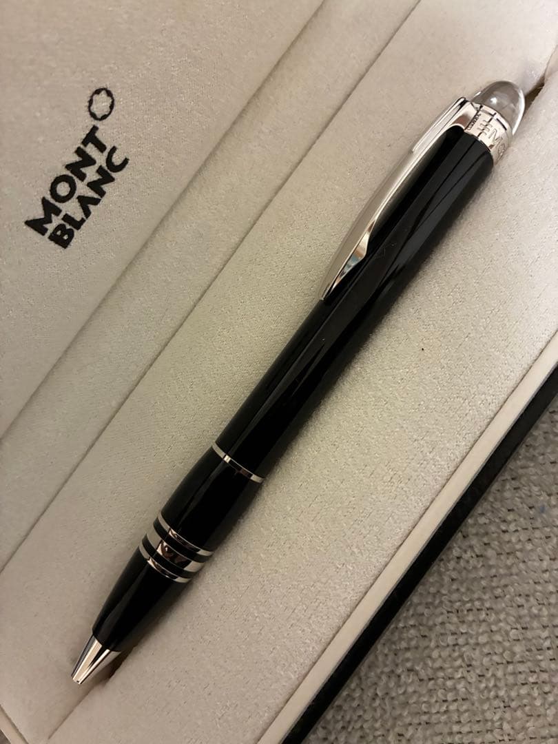 ◾️美品◾️モンブランスターウォーカー ボールペン◾️ミッドナイトブラック◾️新リフィル