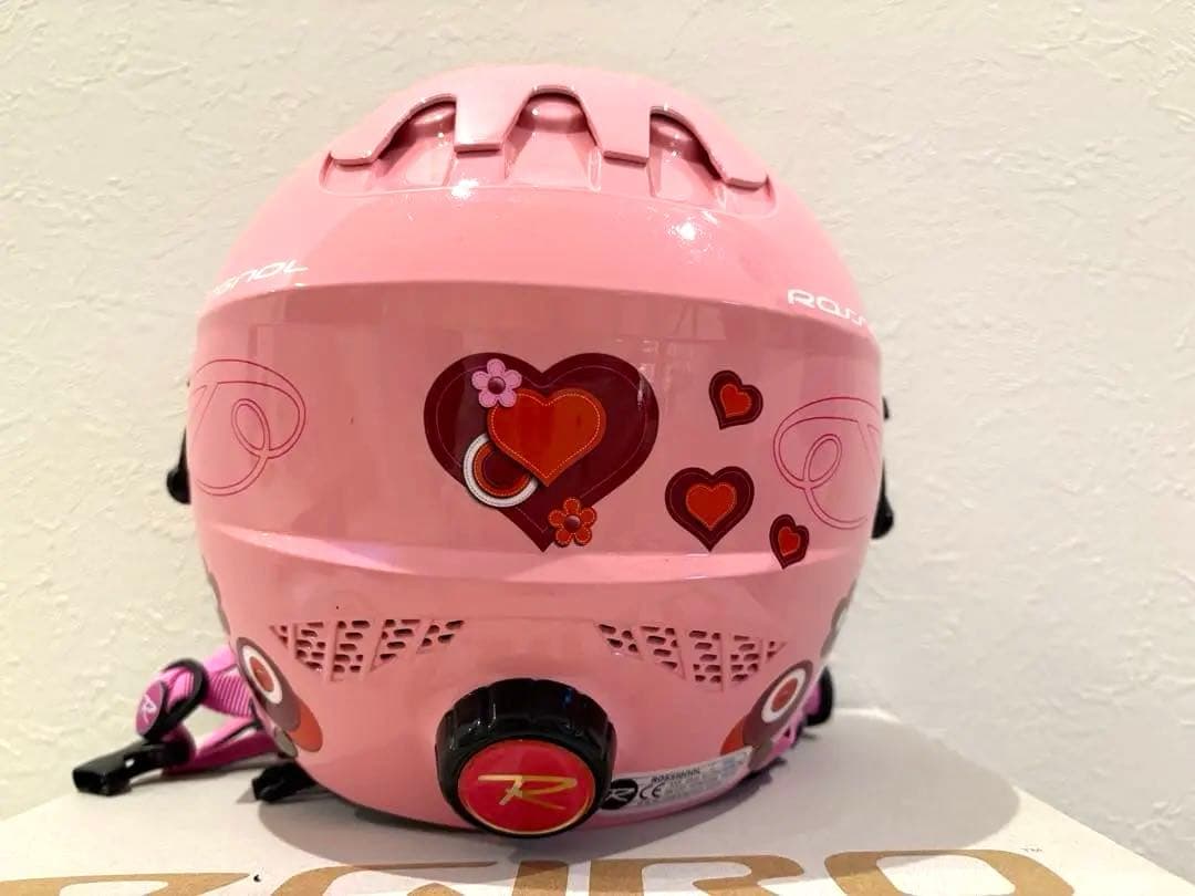 ピンク ハートデザイン ヘルメットxxs