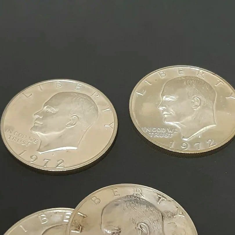 リ*)様 アメリカ1ドル硬貨 アイゼンハワー・ダラー 1971年・1972年 4