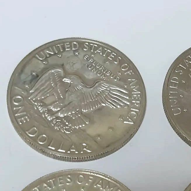 リ*)様 アメリカ1ドル硬貨 アイゼンハワー・ダラー 1971年・1972年 4