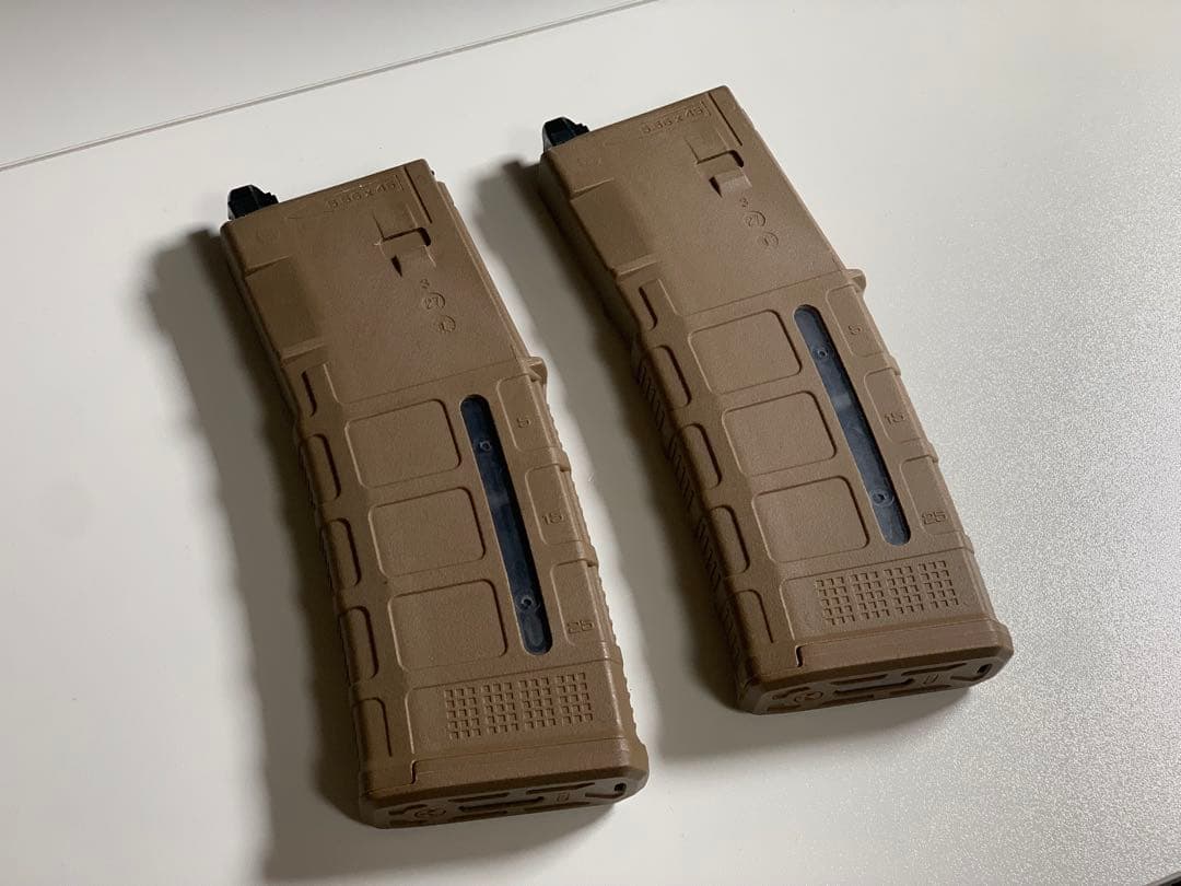 FCC×PTW：PMAG FDE PTW用 マグプルタイプ マガジン 2本セット