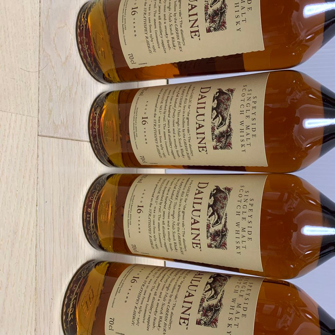 ダルユーイン16年　花と動物　四本　箱無し