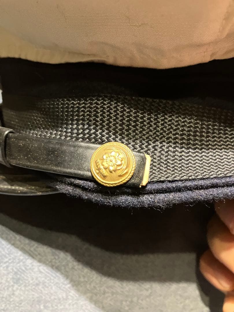 旧日本海軍 将校用 制帽 実物 ヴィンテージ 昭和10年代 サイズ60