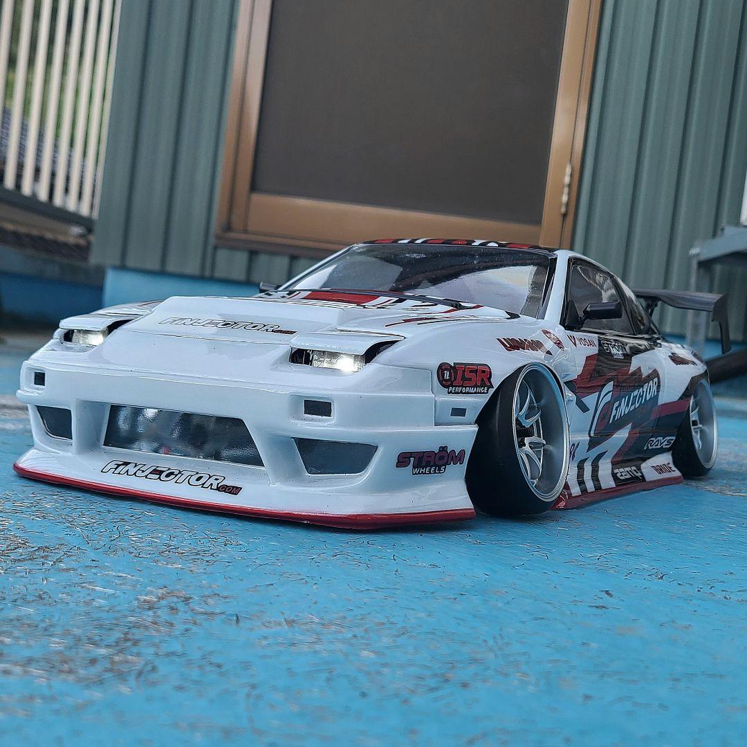 ラジコンボディ　D-MAX 180SX DRIFT SHIBATA シバタ