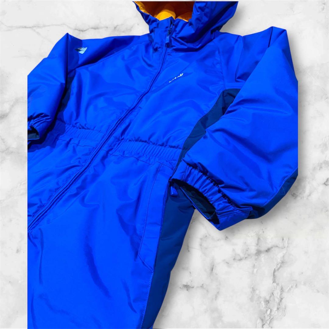 美品✨mont-bellスキーウェア１２０センチ 青 子供 キッズ