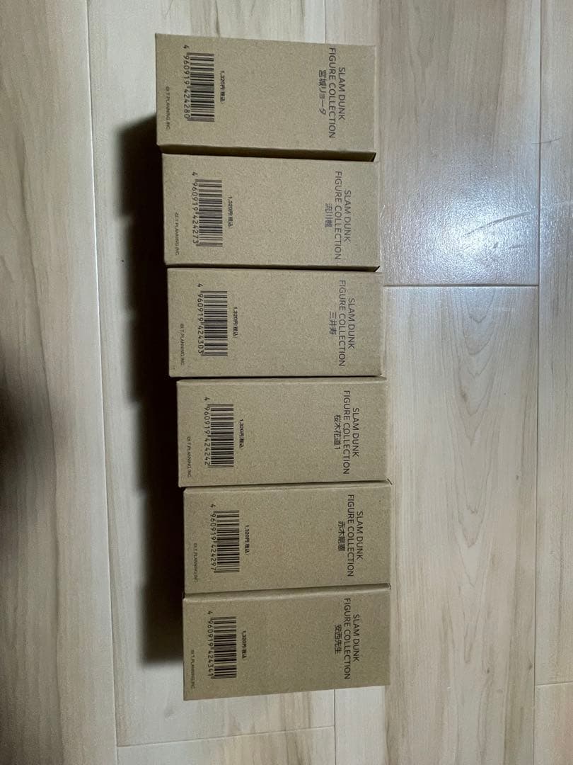 スラムダンク　フィギュアコレクション　6個セット