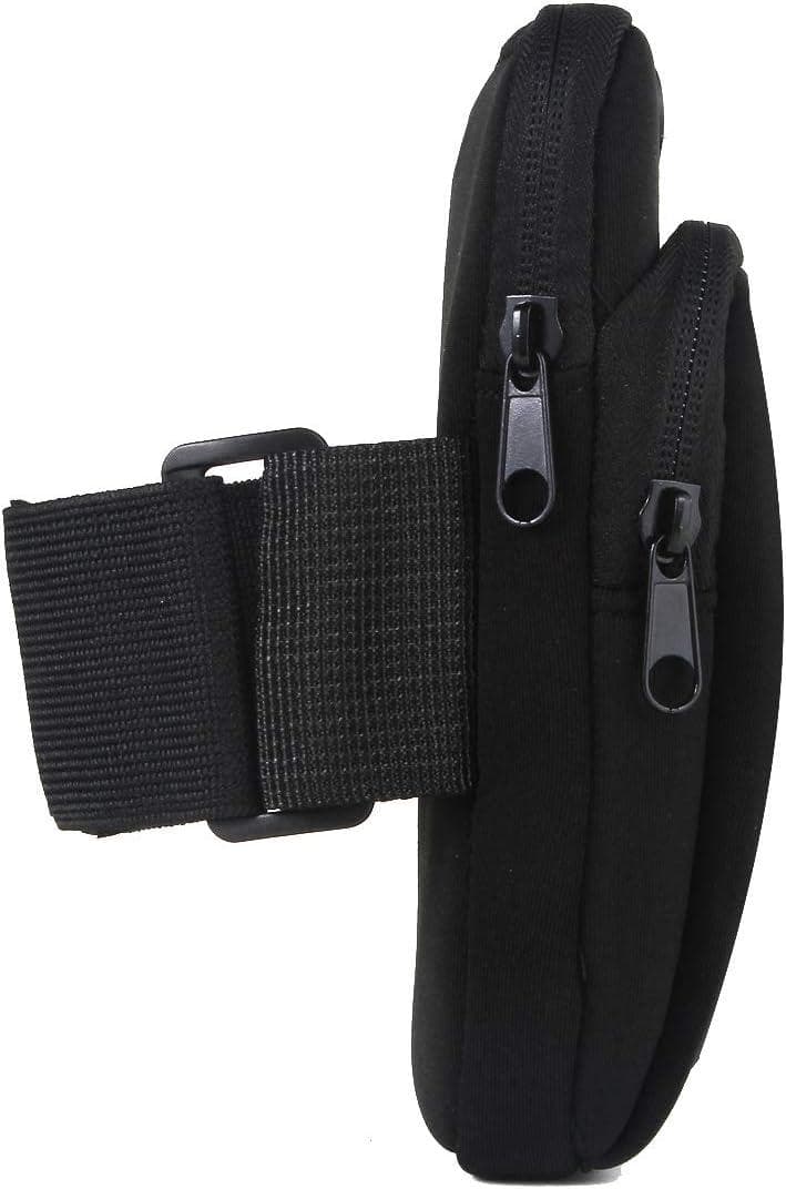 ☆スポーツアームバンド アームポーチ ウォーキング イヤホン穴付き