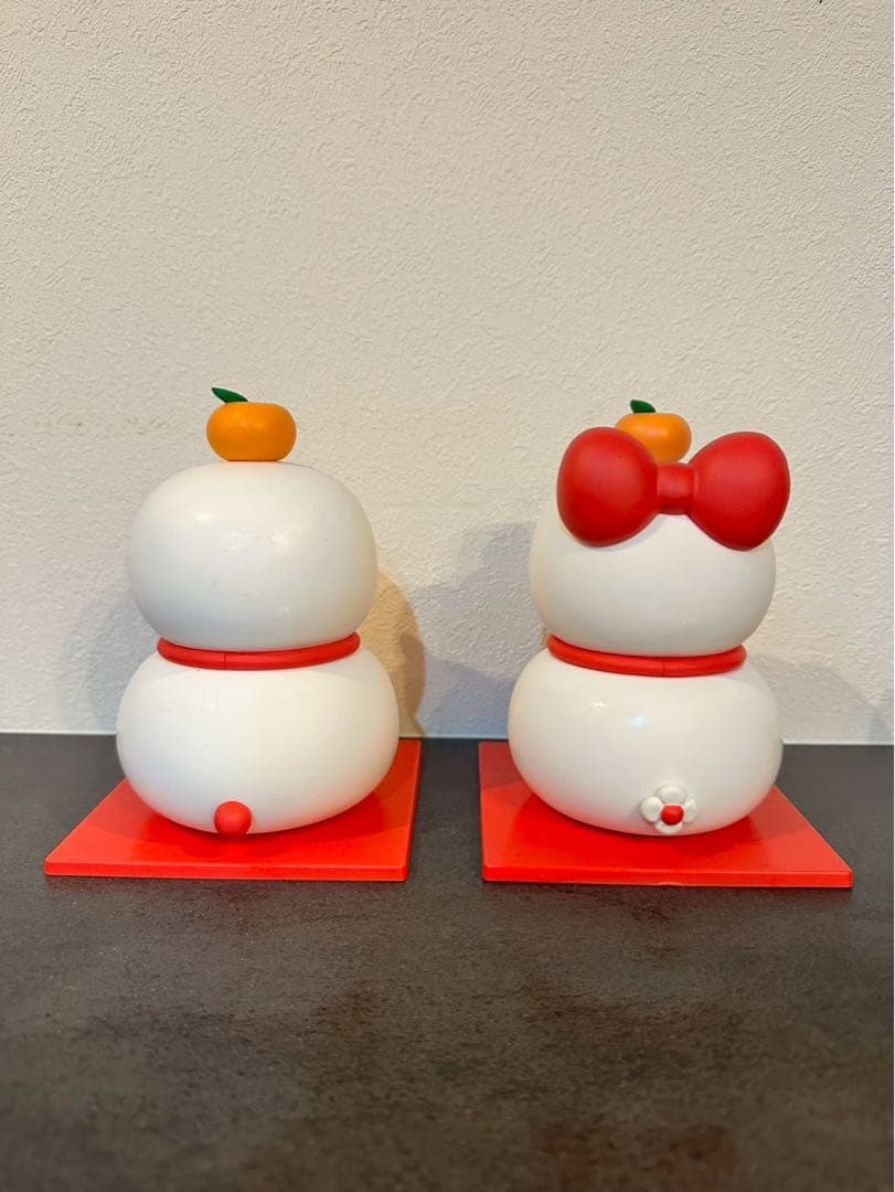 郵便局限定　ドラえもん ドラミちゃん 鏡餅フィギュアセット 大