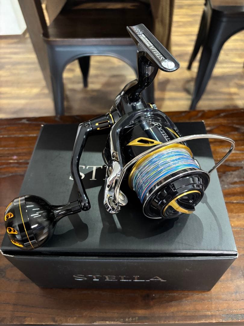 【極美品】シマノ　22ステラsw 10000hg 新品ゴメクサス　ハンドルノブ