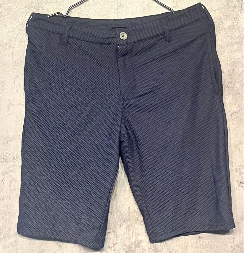 muta MARINE GOLF ハーフパンツ　Mサイズ　メッシュ　ネイビー