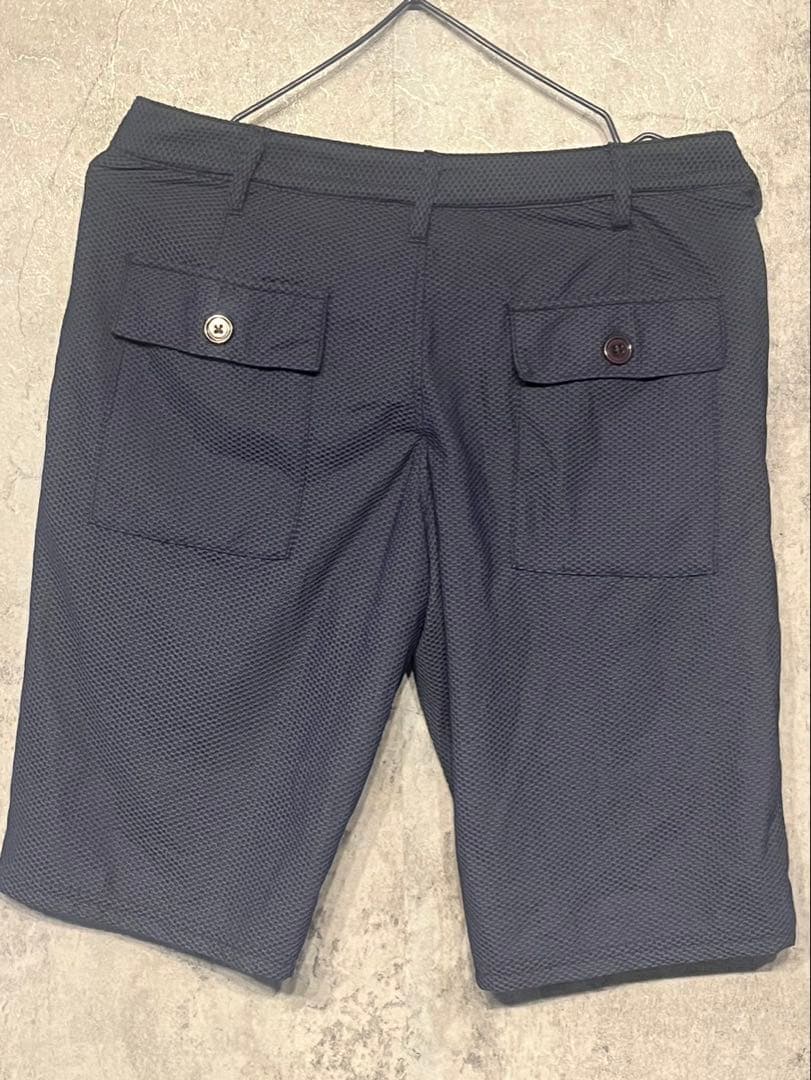 muta MARINE GOLF ハーフパンツ　Mサイズ　メッシュ　ネイビー