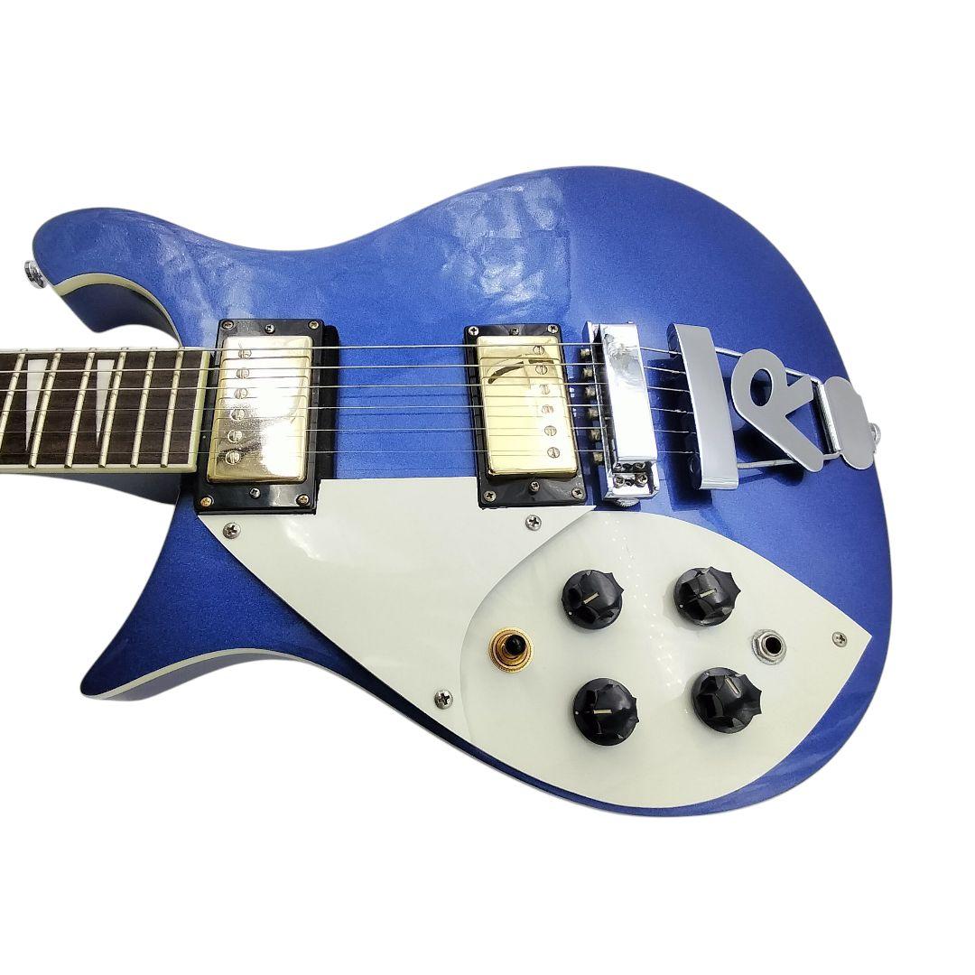 希少レフティ　Rickenbackerスタイル エレキギター 青