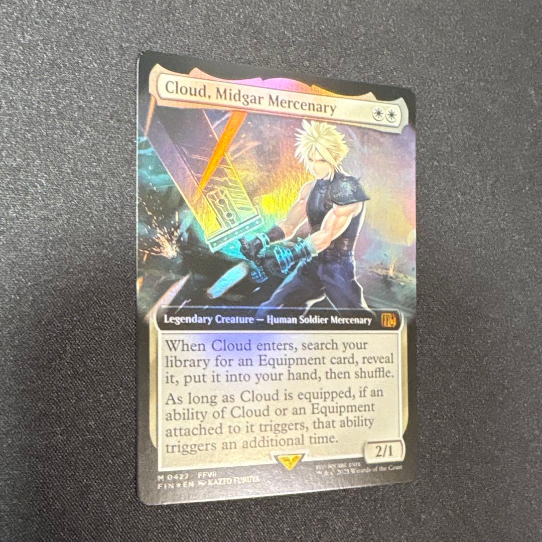 ス*者様 MTG ミッドガルの傭兵、クラウド 拡張foil 英語版 Bundle