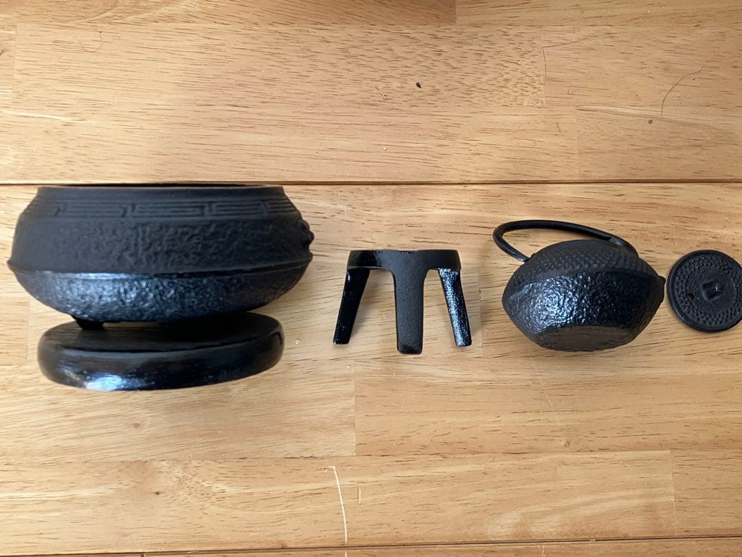 鉄瓶と火鉢セット