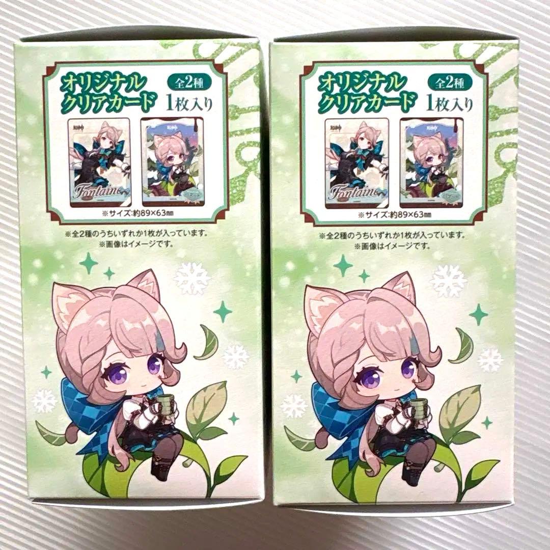 ローソン　原神 メルティーキッス 6箱セット　クリアカード入り　新品