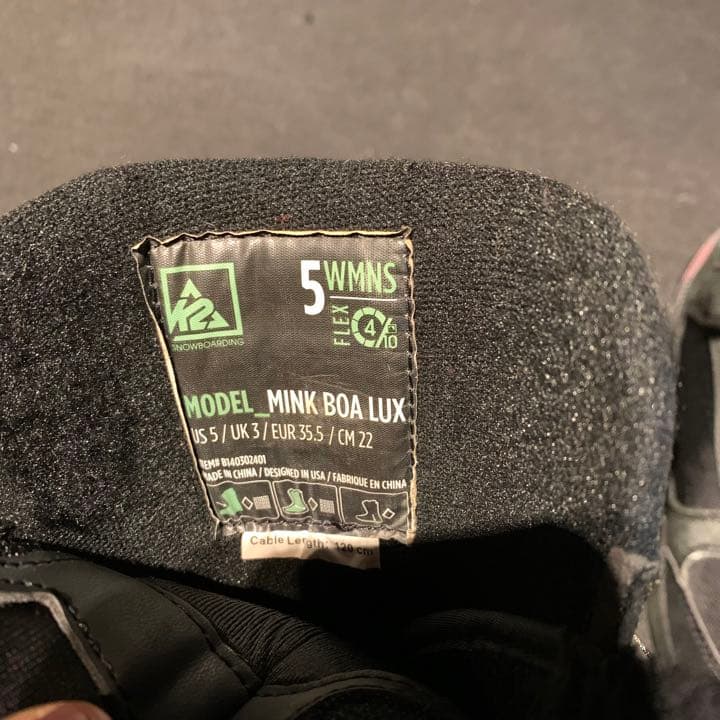 K2 MINK BOA レディーススノーボードブーツ22cm