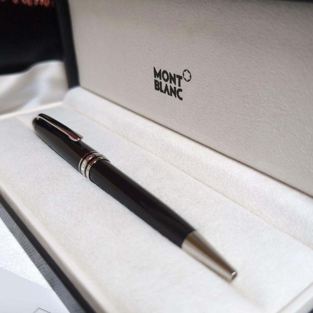 【未使用品♪】 モンブラン 164 ボールペン プラチナ × ブラック