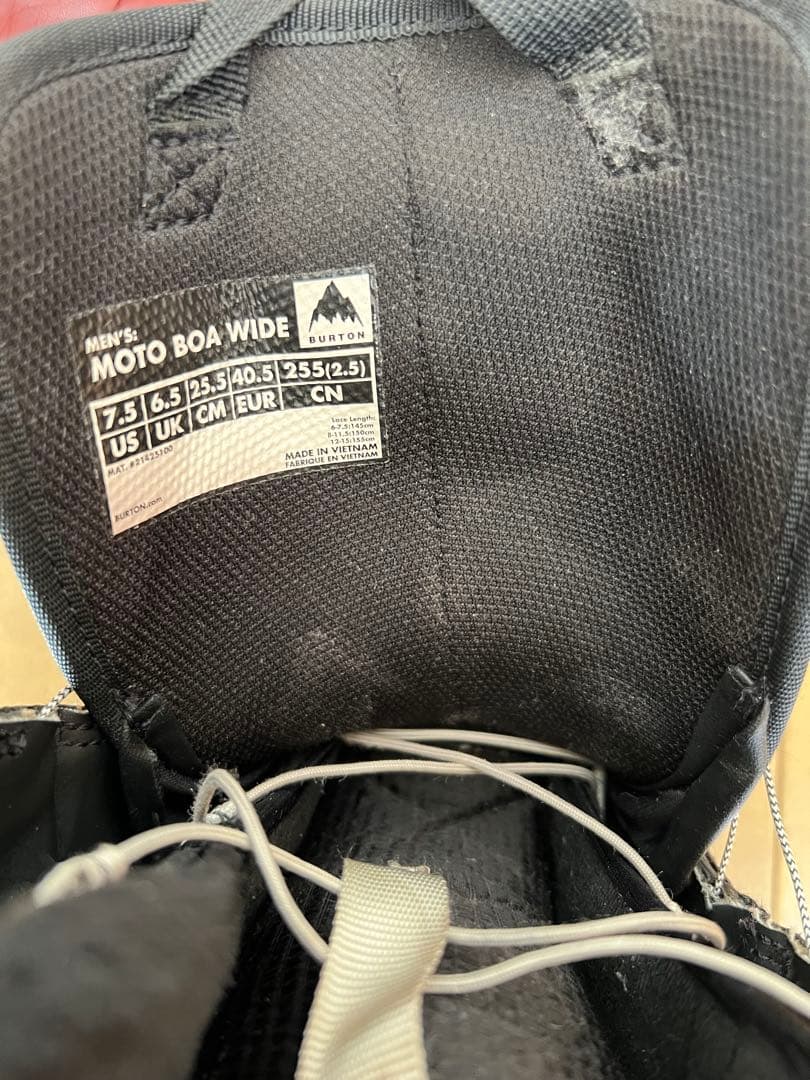 スノーボードブーツ BOA BURTON MOTO