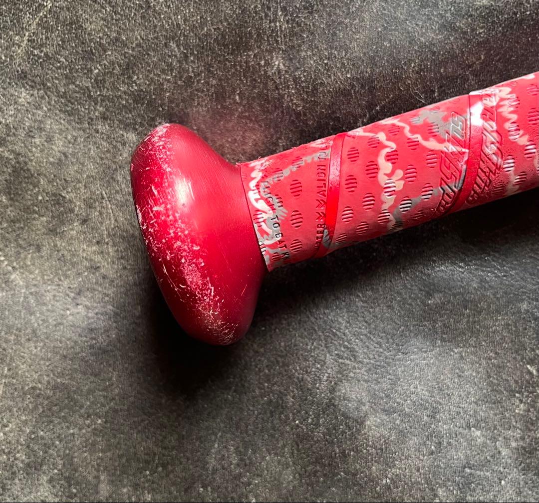 【美品】MM23 一般用軟式バット 83cm 赤/黒