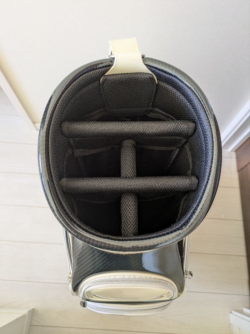 ゴルフ キャディバッグ☆新品未使用☆ エナメル高級感☆ショップオリジナル