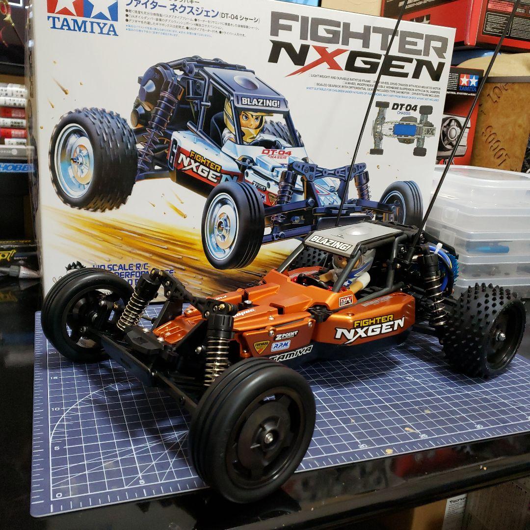 タミヤ 2025 DT04 ファイターネクスジェン カスタム ブラシレスセット②