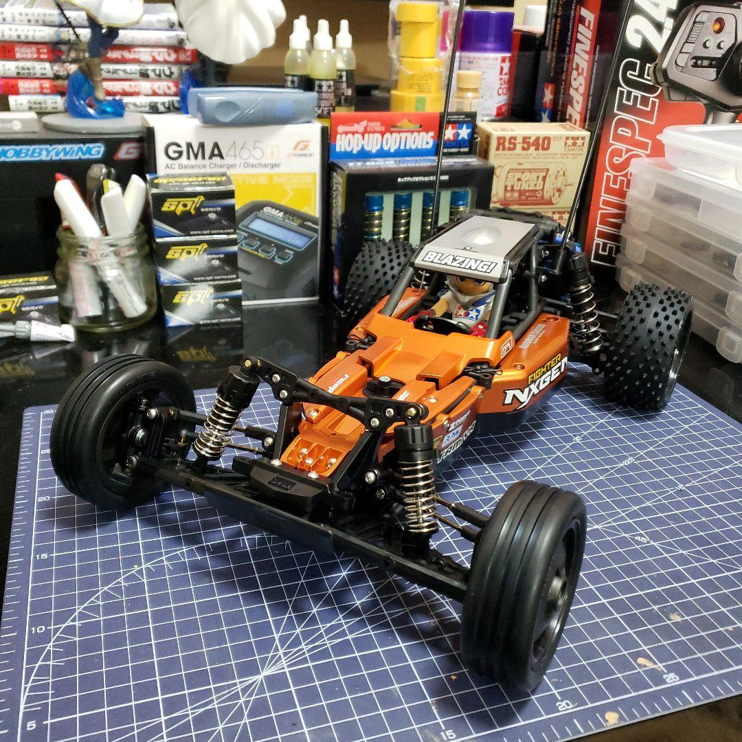 タミヤ 2025 DT04 ファイターネクスジェン カスタム ブラシレスセット②