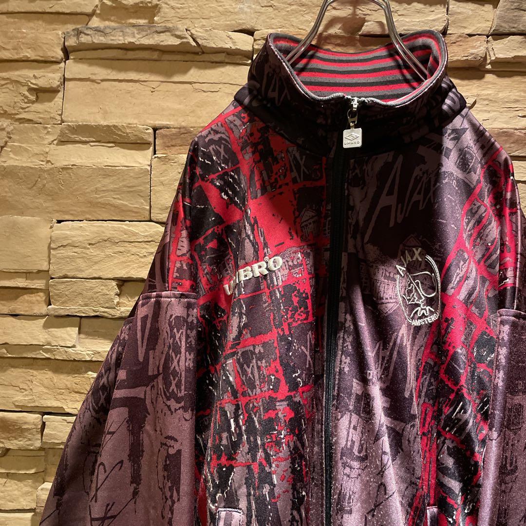 【極レア】90s'/UMBRO×AJAXアヤックス/トラックジャケット/M