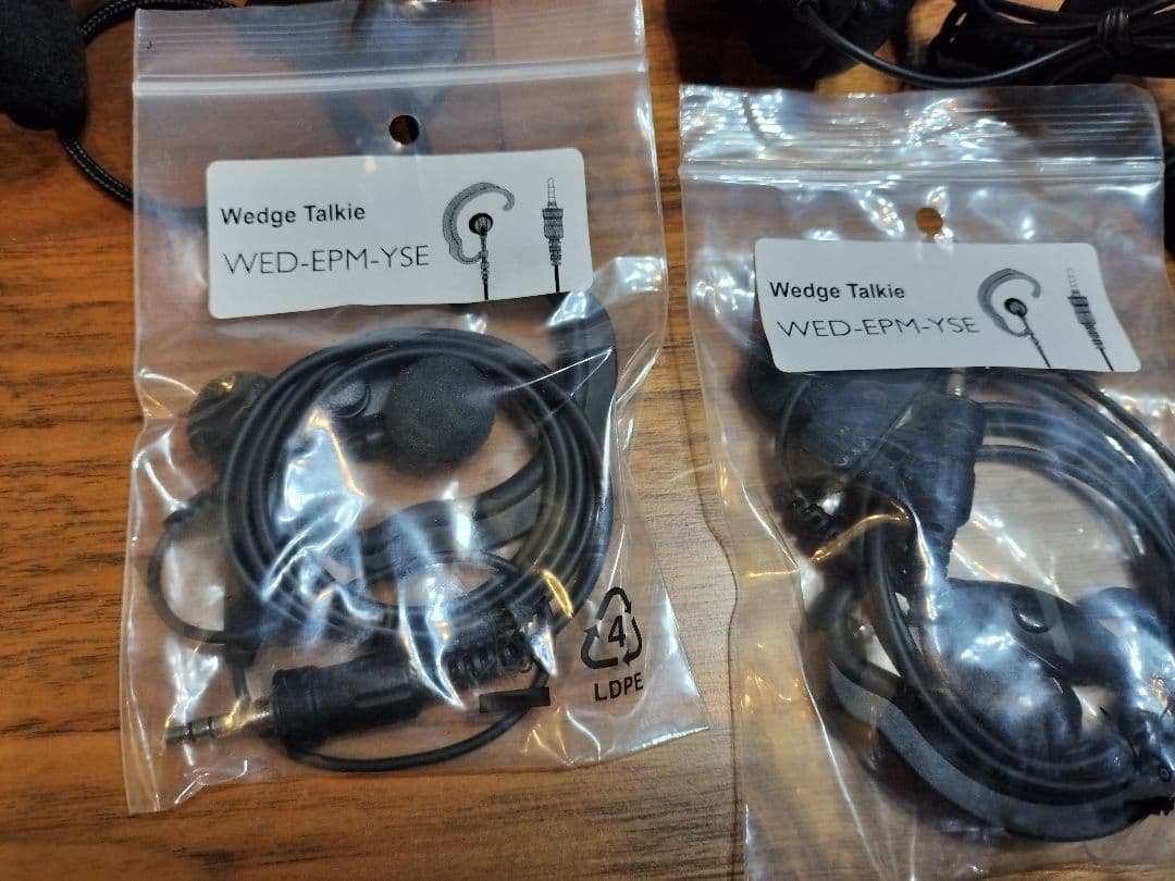 ALINCO DJ-P321 3台セット（BL✕2、BM✕1）スピーカーマイク付