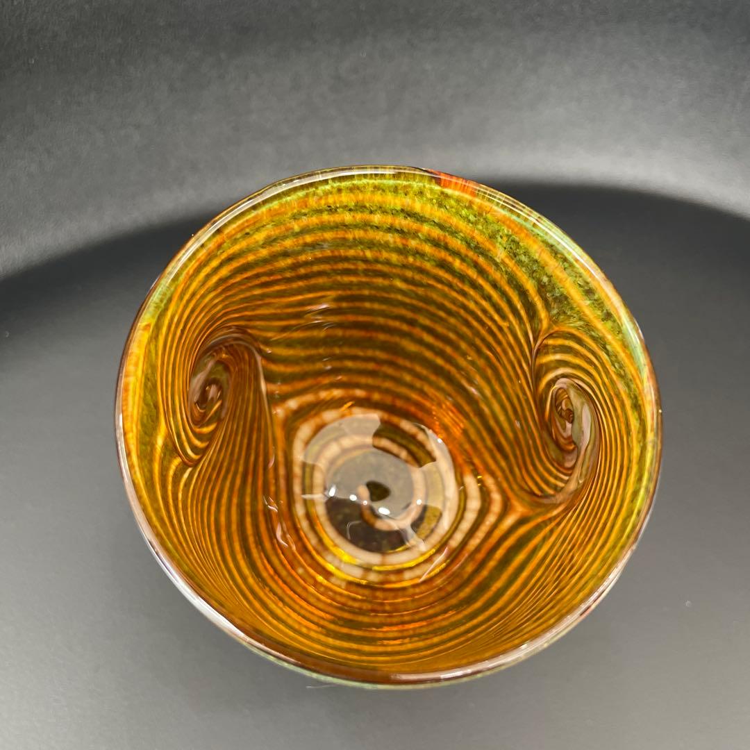 【E】✨希少品✨ヌータヤルヴィ　オイバトイカ　グラス　渦巻き模様　一点物