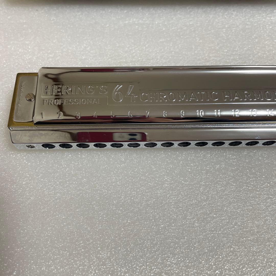 Hering 5164 Chromatic ハーモニカ　C調16穴64音