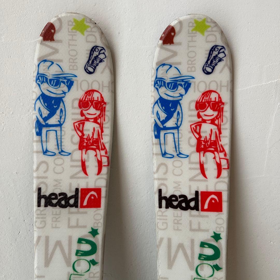 HEAD キッズ スキー板 おまけのストックつき