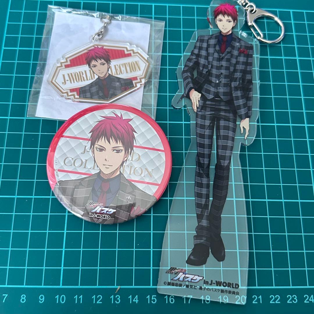 黒子のバスケ　J-world collection赤司征十郎　缶バッジ　セット