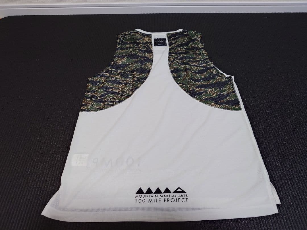 MOUNTAIN MARTIAL ARTS ノースリーブ MMA 迷彩 M 白
